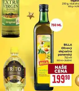 Billa BILLA Olivový olej extra panenský 750 ml nabídka