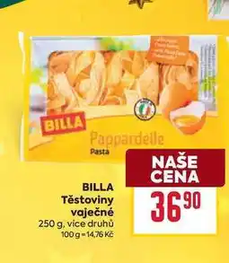 Billa BILLA Těstoviny vaječné 250 g nabídka