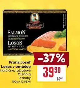 Billa Franz Josef Losos v omáčce hořčičné, rajčatové 110/55 g nabídka