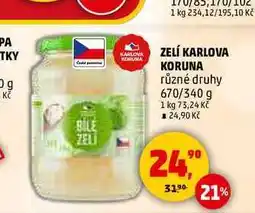 Penny Market ZELÍ KARLOVA KORUNA, 670 g nabídka