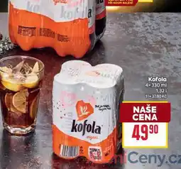 Billa Kofola 4× 330 ml nabídka