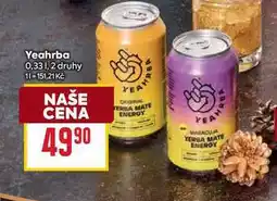 Billa Yeahrba 0,33l nabídka