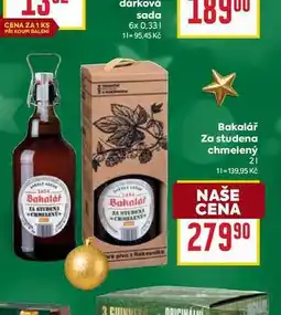 Billa Bakalář Za studena chmelený 2l nabídka