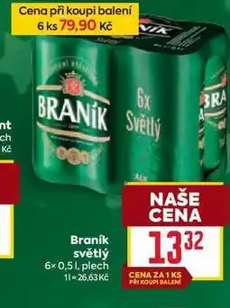 Billa Braník světlý 6x0,51, plech nabídka