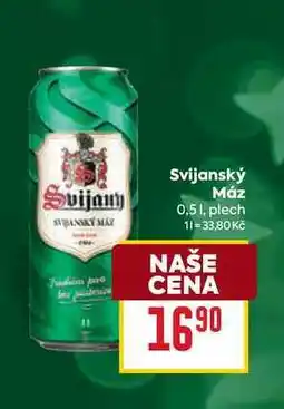 Billa Svijanský Máz 0,51, plech nabídka