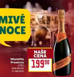 Billa Mionetto Prosecco 0,75l nabídka