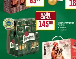 Billa Pilsner Urquell 6x 0,33l nabídka