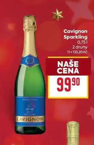 Billa Cavignon Sparkling 0,75l nabídka