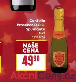 Billa Contello Prosecco D.O.C. Spumante 0,2l nabídka