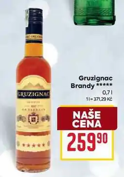 Billa Gruzignac Brandy ***** 0,7l nabídka