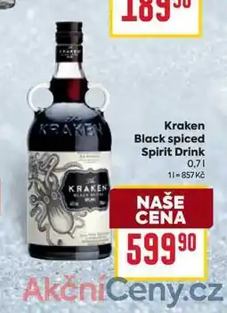 Billa Kraken Black spiced Spirit Drink 0,7l nabídka