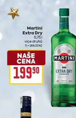 Billa Martini Extra Dry 0,75l nabídka