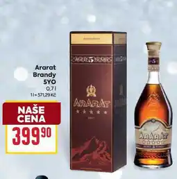 Billa Ararat Brandy 5YO 0,7l nabídka