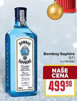 Billa Bombay Saphire 0,7l nabídka