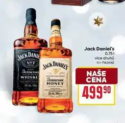 Billa Jack Daniel's 0,75l nabídka