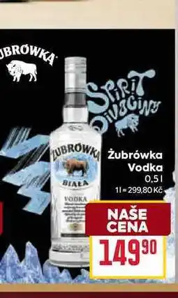 Billa Żubrówka Vodka 0,5l nabídka