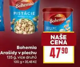 Billa Bohemia Arašídy v plechu 135 g nabídka