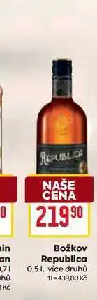 Billa Božkov Republica 0,5l nabídka
