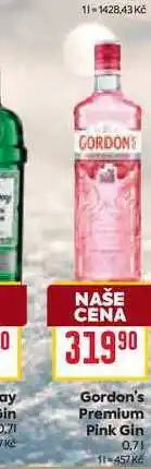 Billa Gordon's Premium Pink Gin 0,7l nabídka