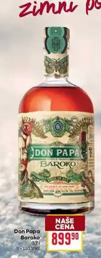 Billa Don Papa Baroko 0,71 nabídka