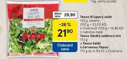 Tesco Tesco Křupavý salát, 130 g, balený nabídka