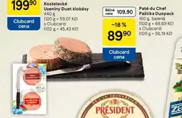 Tesco Paté du Chef Paštika duopack, 160 g nabídka
