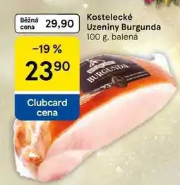 Tesco Kostelecké Uzeniny Burgunda, 100 g nabídka