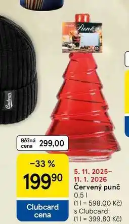 Tesco Červený punč, 0,5 l nabídka