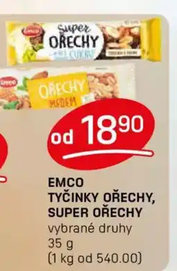 Flop Emco Tyčinky ořechy, super ořechy nabídka