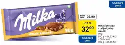Tesco Milka čokoláda s celými jádry mandlí, 90 g nabídka
