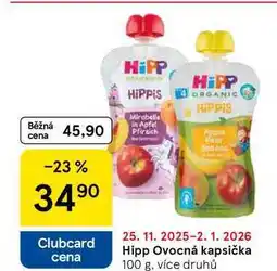 Tesco Hipp Ovocná kapsička, 100 g nabídka