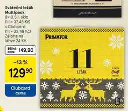 Tesco Sváteční ležák Multipack, 8× 0,5 l nabídka