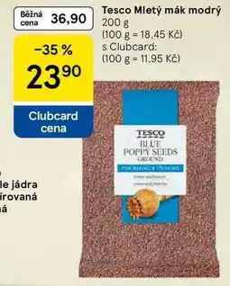 Tesco Tesco Mletý mák modrý, 200 g nabídka