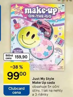 Tesco Just My Style Make Up sada, obsahuje 5x oční stíny, 1 lak na nehty a 3 rtěnky nabídka