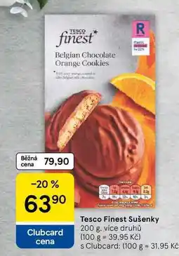 Tesco Tesco Finest Sušenky, 200 g, více druhů nabídka