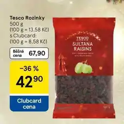 Tesco Tesco Rozinky, 500 g nabídka