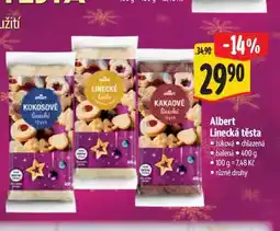 Albert Albert Linecká těsta • tuková chlazená 400 g nabídka