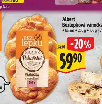Albert Bezlepková vánočka 200 g