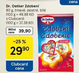 Tesco Dr. Oetker Zdobení, 80 g nabídka
