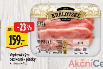 Vepřová kýta bez kosti - plátky 1 kg