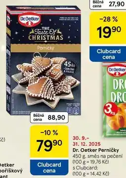 Tesco Dr. Oetker Perníčky, 450 g, směs na pečení nabídka