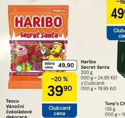 Tesco Haribo Secret Santa, 200 g nabídka
