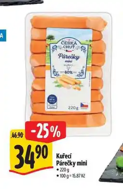 Albert Kuřecí Párečky mini 220g nabídka