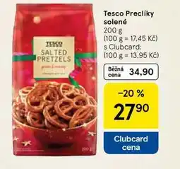 Tesco Tesco Preclíky solené, 200 g nabídka
