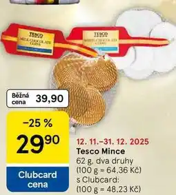 Tesco Tesco Mince, 62 g, dva druhy nabídka