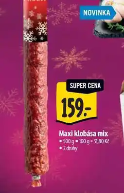 Albert Maxi klobása mix 500 g nabídka