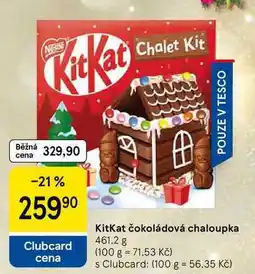 Tesco KitKat čokoládová chaloupka, 461.2 g nabídka