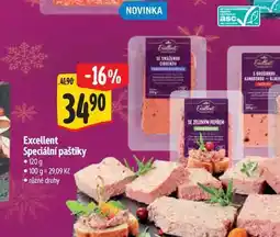 Albert Excellent Speciální paštiky 120g nabídka