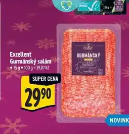 Albert Excellent Gurmánský salám 75 g nabídka