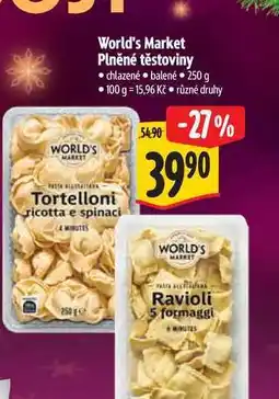 Albert World's Market Plněné těstoviny 250 g nabídka